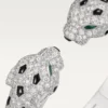 Pulseira Panthere De Cartier, articulada, com pavé