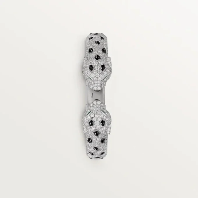 Pulseira Panthere De Cartier, articulada, com pavé