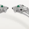 Pulseira Panthere De Cartier, articulada, com pavé