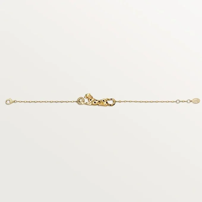 Pulseira Panthere de Cartier, com corrente, diamantes