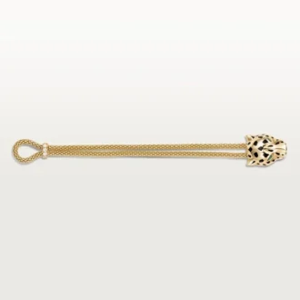 Pulseira Panthere de Cartier, com corrente, diamantes
