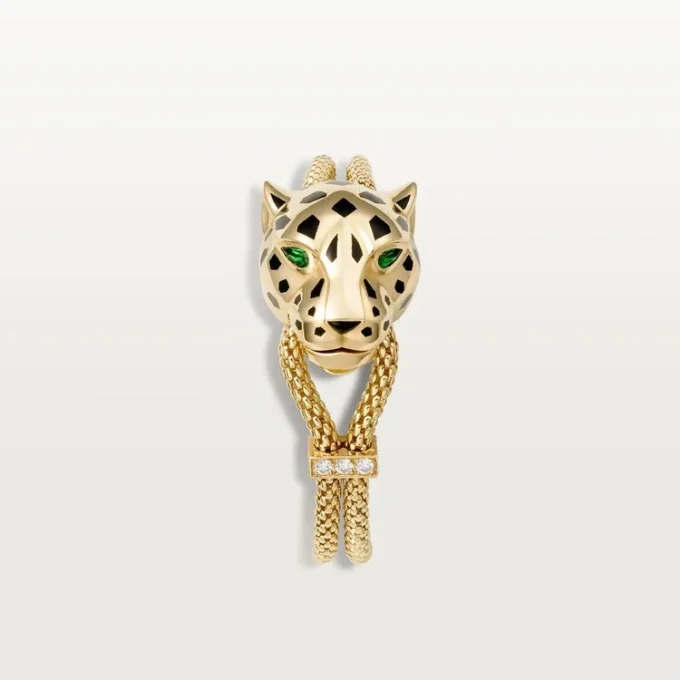 Pulseira Panthere de Cartier, com corrente, diamantes