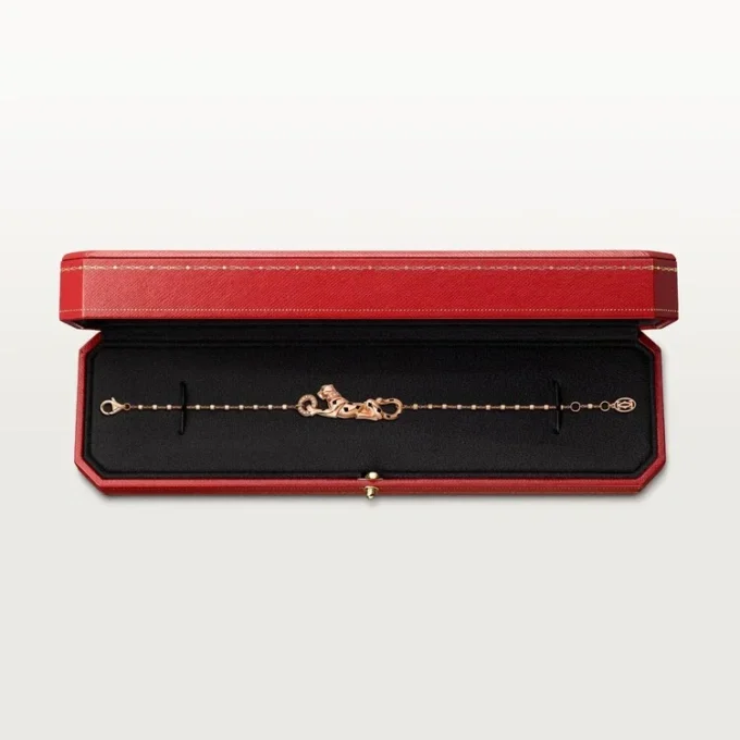 Pulseira Panthere de Cartier, com corrente, diamantes