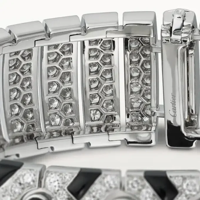 Pulseira Panthere De Cartier, Esmeralda, Pavé