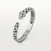 Pulseira Panthere De Cartier, modelo médio, pavé