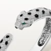 Pulseira Panthere De Cartier, modelo médio, pavé