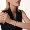 Pulseira Panthere De Cartier, modelo médio, pavé