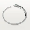 Pulseira Panthere De Cartier, modelo médio, pavé