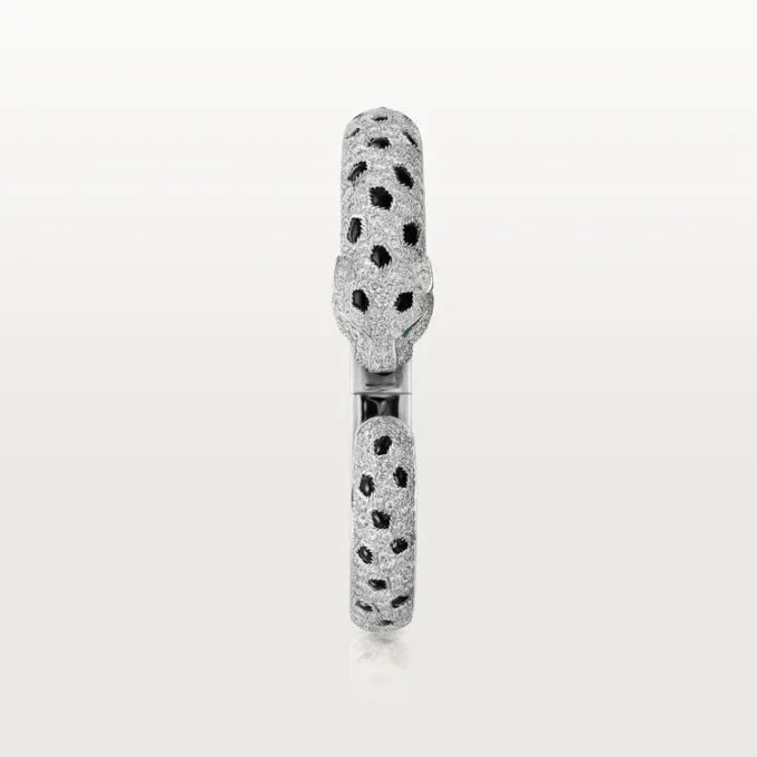 Pulseira Panthere De Cartier, modelo médio, pavé