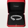 Pulseira Panthere De Cartier, modelo médio, pavé