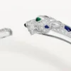 Pulseira Panthere De Cartier, modelo médio, pavé