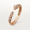 Pulseira Panthere De Cartier, modelo médio, semi-pavé