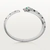 Pulseira Panthere De Cartier, modelo médio, semi-pavé
