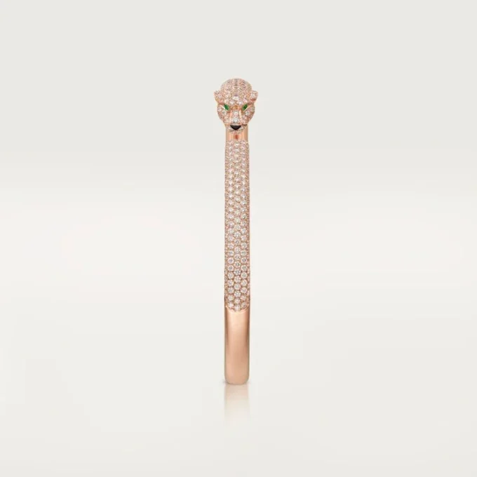 Pulseira Panthere De Cartier, modelo pequeno, pavé