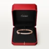 Pulseira Panthere De Cartier, modelo pequeno, pavé