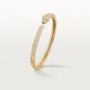 Pulseira Panthere De Cartier, modelo pequeno, semi-pavé