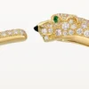 Pulseira Panthere De Cartier, modelo pequeno, semi-pavé