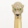 Pulseira Panthere De Cartier, modelo pequeno, semi-pavé
