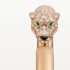 Pulseira Panthere De Cartier, modelo pequeno, semi-pavé
