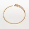 Pulseira Panthere De Cartier, modelo pequeno, semi-pavé
