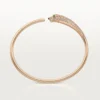 Pulseira Panthere De Cartier, modelo pequeno, semi-pavé