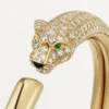 Pulseira Panthere De Cartier, modelo pequeno, semi-pavé