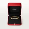 Pulseira Panthere De Cartier, modelo pequeno, semi-pavé
