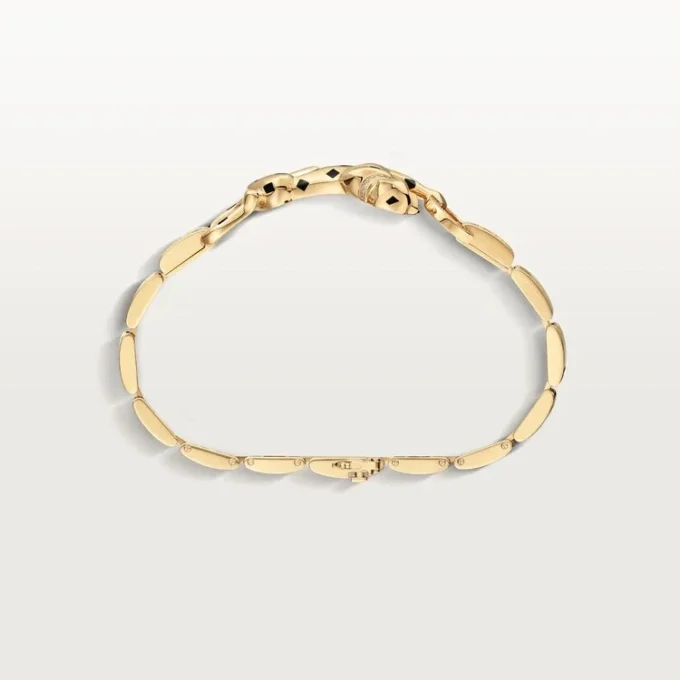 Pulseira Panthere De Cartier – Ouro Amarelo, Laca, Diamante, Granada Tsavorita, Ônix – Cartier