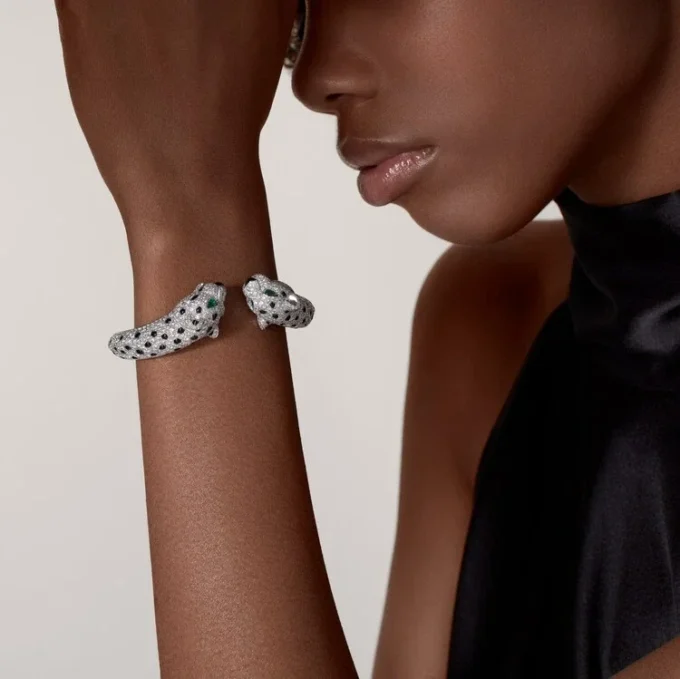 Pulseira Panthere De Cartier, Pavé