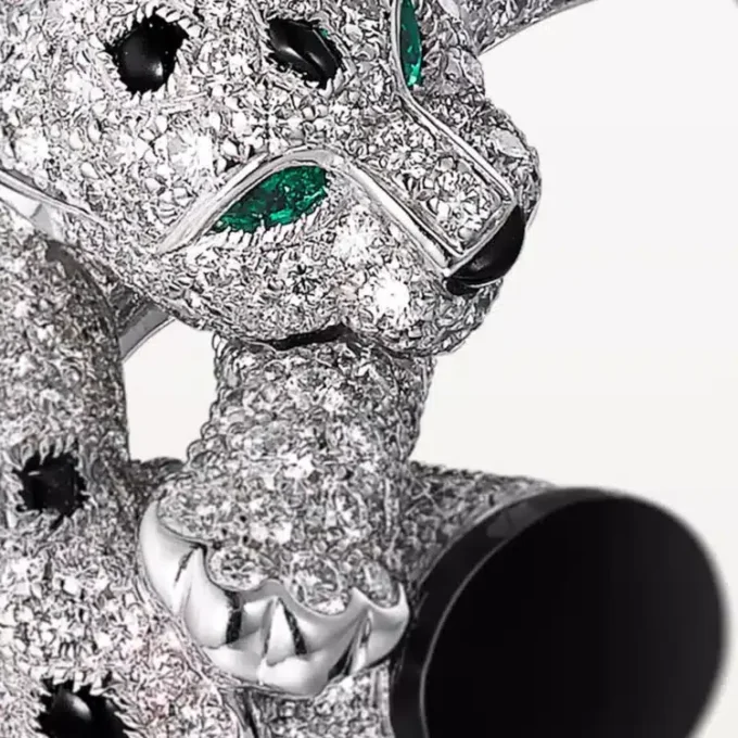 Pulseira Panthere De Cartier, Pavé