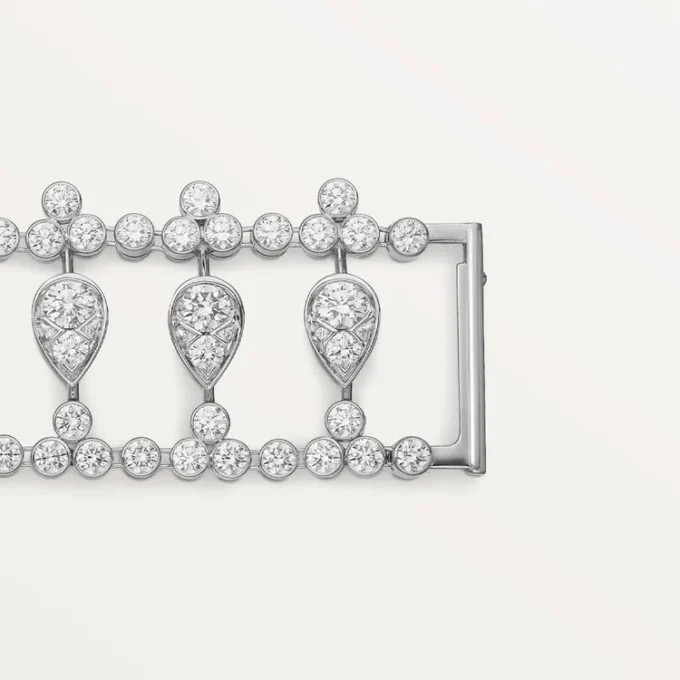 Pulseira Pluie De Cartier, Diamantes Pulseira Pluie De Cartier, Diamantes